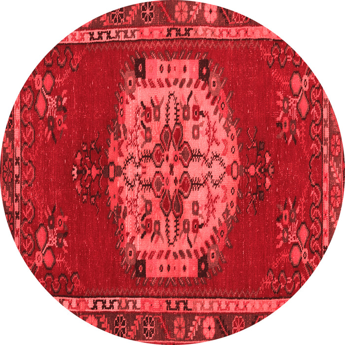 Machine Washable Persian Red Traditional Rug, wshtr3985red