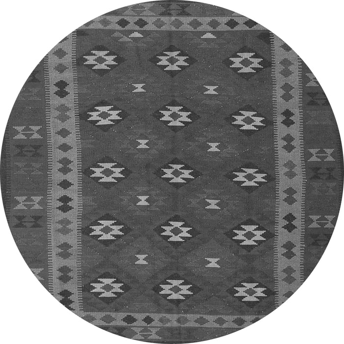 Square Southwestern Gray Country Rug, tr3986gry