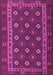 Southwestern Purple Country Rug, tr3986pur