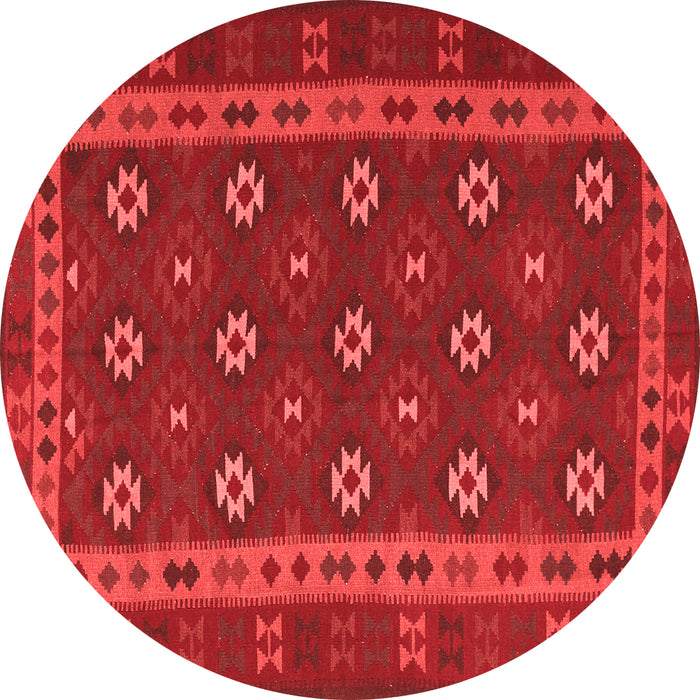 Machine Washable Southwestern Red Country Rug, wshtr3986red