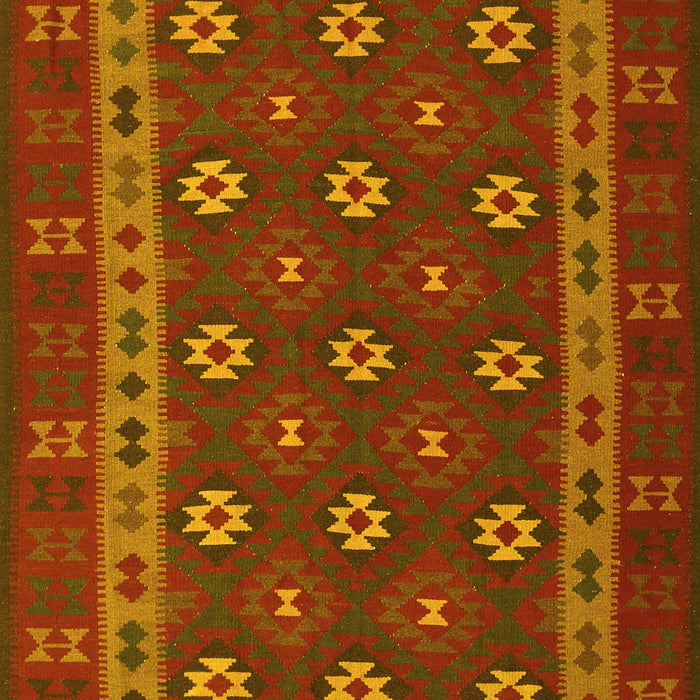 Southwestern Yellow Country Rug, tr3986yw