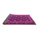 Sideview of Southwestern Purple Country Rug, tr3986pur