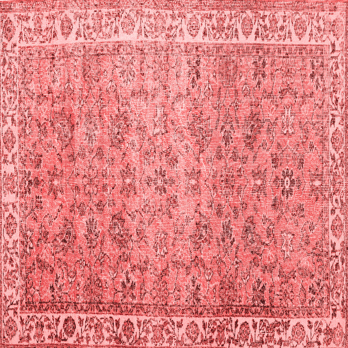 Machine Washable Persian Red Traditional Rug, wshtr3987red