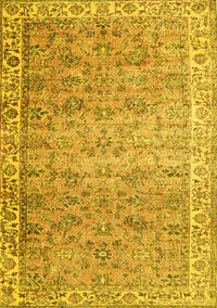 Persian Yellow Traditional Rug, tr3987yw