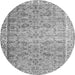 Square Persian Gray Traditional Rug, tr3987gry