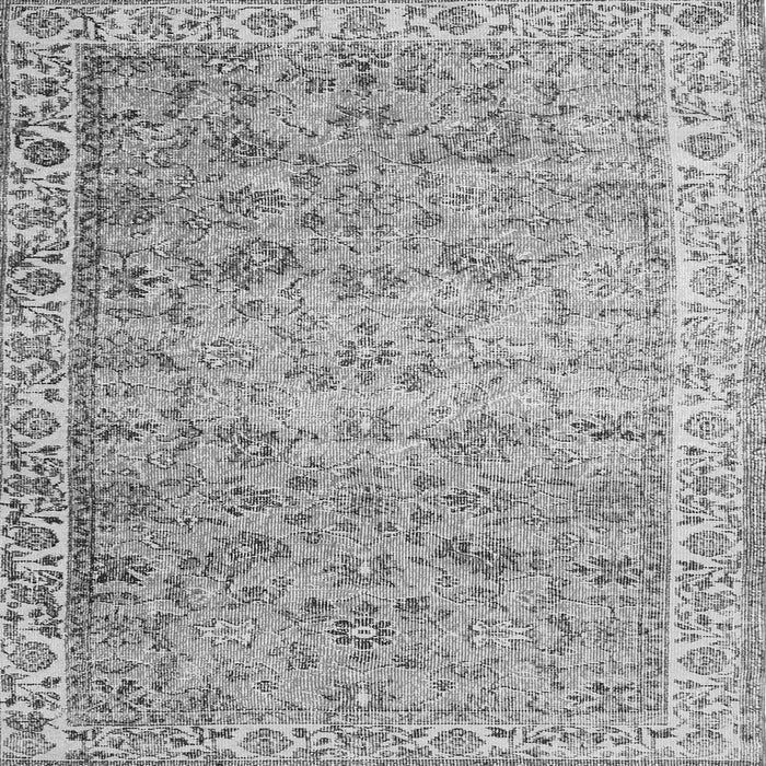 Serging Thickness of Persian Gray Traditional Rug, tr3987gry