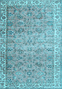 Persian Light Blue Traditional Rug, tr3987lblu