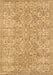 Machine Washable Persian Brown Traditional Rug, wshtr3988brn