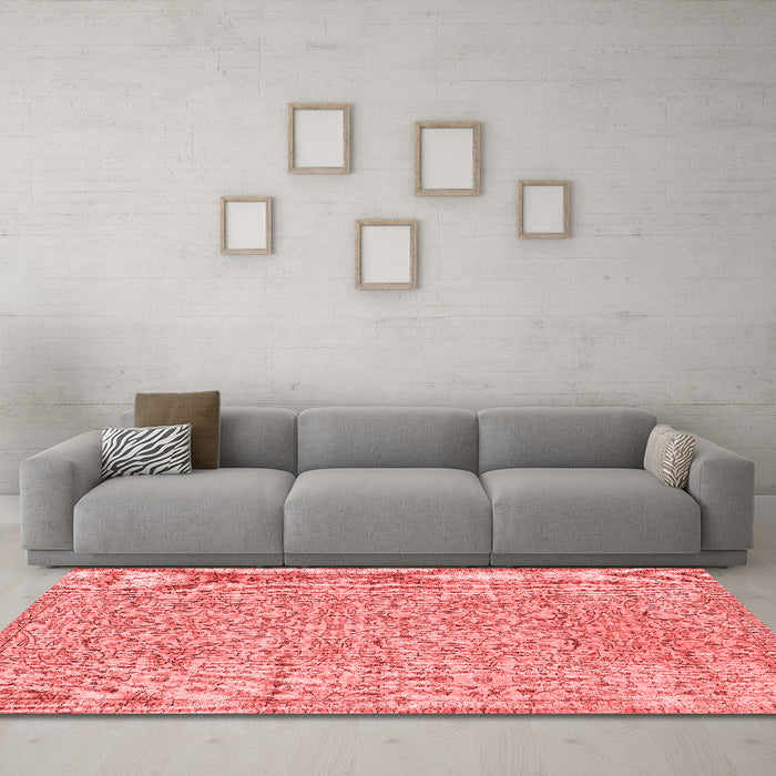 Traditional Red Washable Rugs