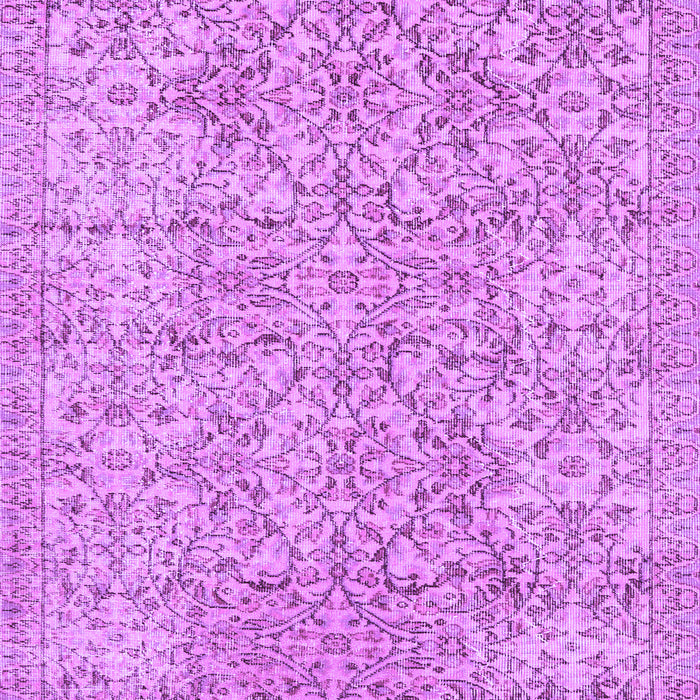 Machine Washable Persian Purple Traditional Area Rugs, wshtr3988pur