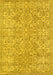 Persian Yellow Traditional Rug, tr3988yw