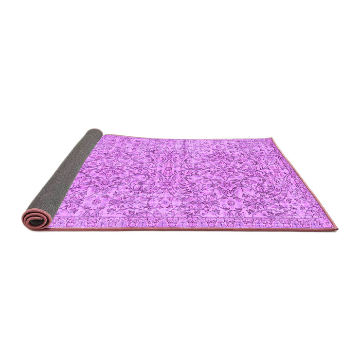 Sideview of Persian Purple Traditional Rug, tr3988pur