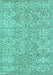 Persian Turquoise Traditional Rug, tr3988turq