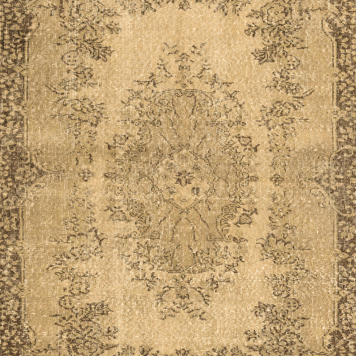 Machine Washable Persian Brown Traditional Rug, wshtr3989brn