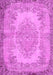 Machine Washable Persian Pink Traditional Rug, wshtr3989pnk