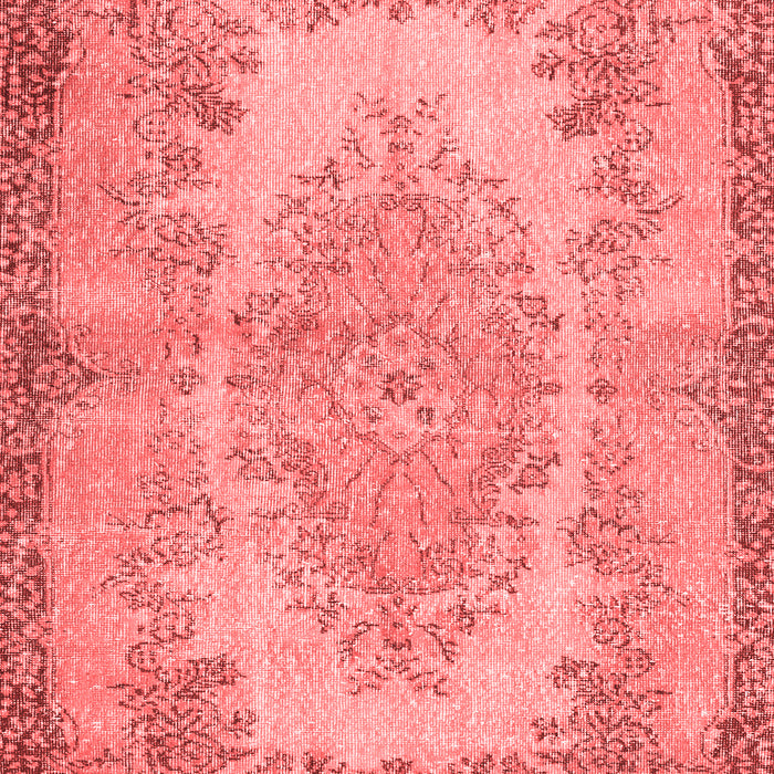 Machine Washable Persian Red Traditional Rug, wshtr3989red