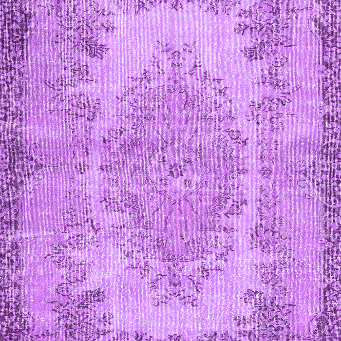 Machine Washable Persian Purple Traditional Area Rugs, wshtr3989pur