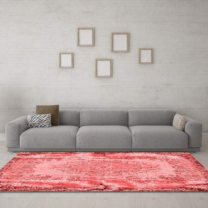 Traditional Red Washable Rugs