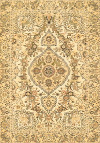 Medallion Brown Traditional Rug, tr398brn