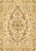 Medallion Brown Traditional Rug, tr398brn