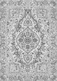 Medallion Gray Traditional Rug, tr398gry