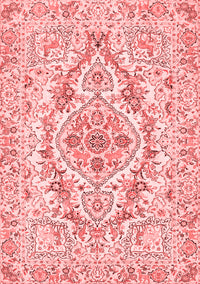 Medallion Red Traditional Rug, tr398red