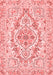 Medallion Red Traditional Area Rugs