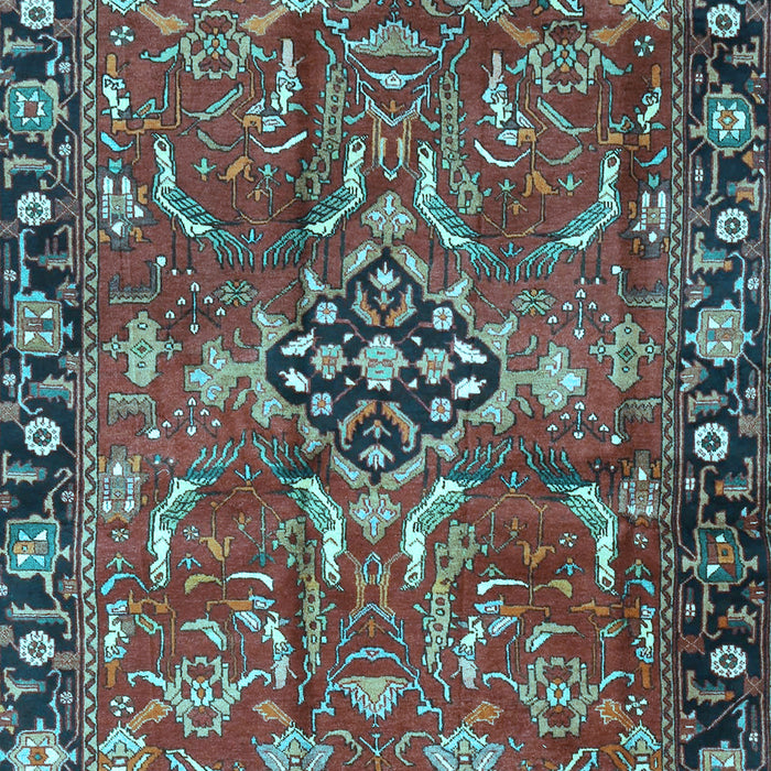 Persian Light Blue Traditional Rug, tr3990lblu