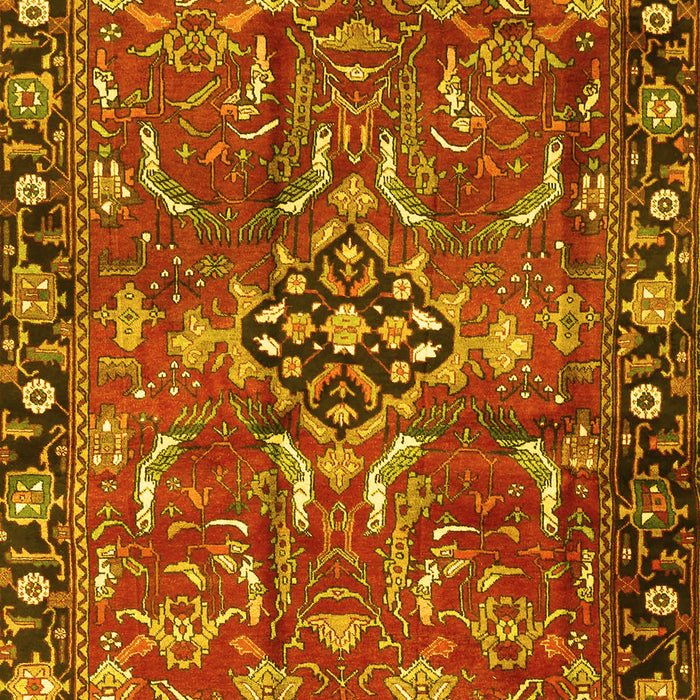 Persian Yellow Traditional Rug, tr3990yw