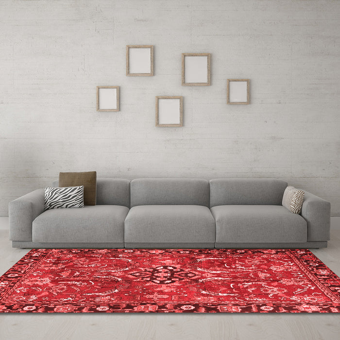 Traditional Red Washable Rugs