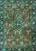 Persian Turquoise Traditional Rug, tr3990turq