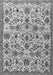 Persian Gray Traditional Rug, tr3991gry