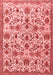 Persian Red Traditional Area Rugs