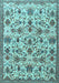 Persian Light Blue Traditional Rug, tr3991lblu