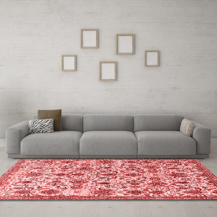 Traditional Red Washable Rugs