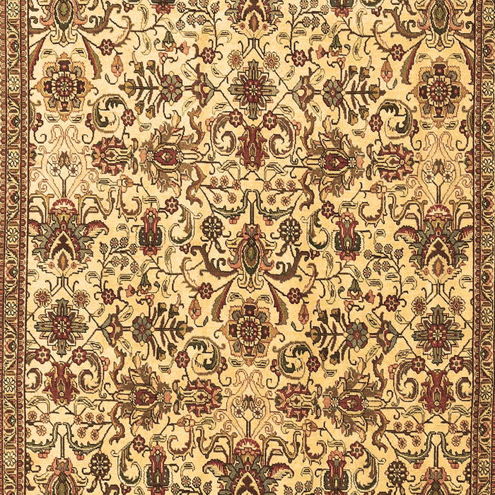 Machine Washable Persian Brown Traditional Rug, wshtr3991brn
