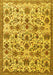 Persian Yellow Traditional Rug, tr3991yw