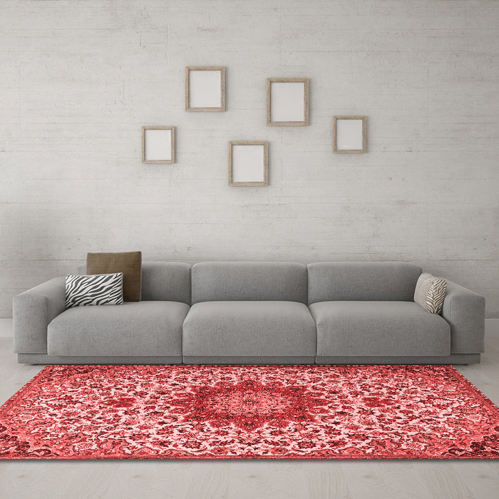 Traditional Red Washable Rugs