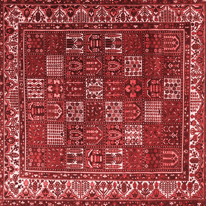 Machine Washable Persian Red Traditional Rug, wshtr3993red