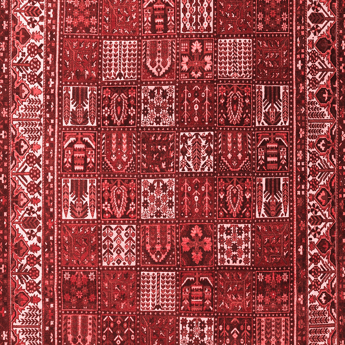 Machine Washable Persian Red Traditional Rug, wshtr3993red