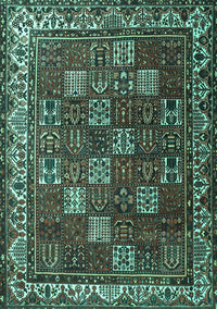 Persian Turquoise Traditional Rug, tr3993turq