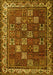 Machine Washable Persian Yellow Traditional Rug, wshtr3993yw