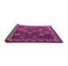 Sideview of Persian Pink Traditional Rug, tr3993pnk