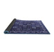 Sideview of Persian Blue Traditional Rug, tr3993blu