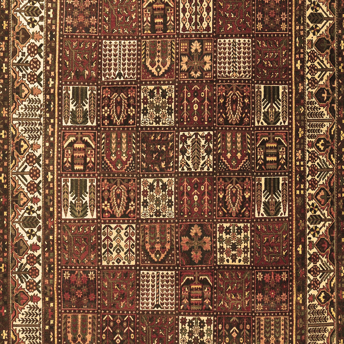 Machine Washable Persian Brown Traditional Rug, wshtr3993brn