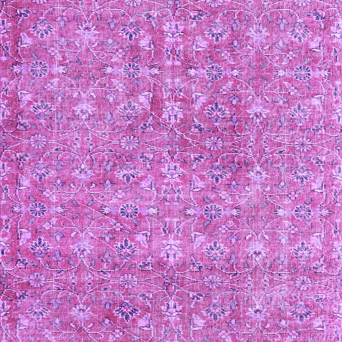 Machine Washable Persian Purple Traditional Area Rugs, wshtr3994pur