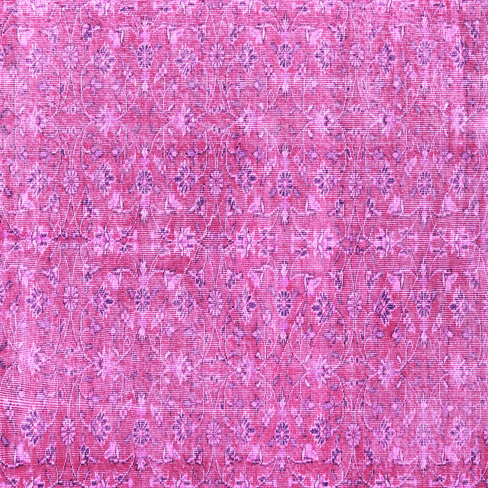 Square Persian Pink Traditional Rug, tr3994pnk