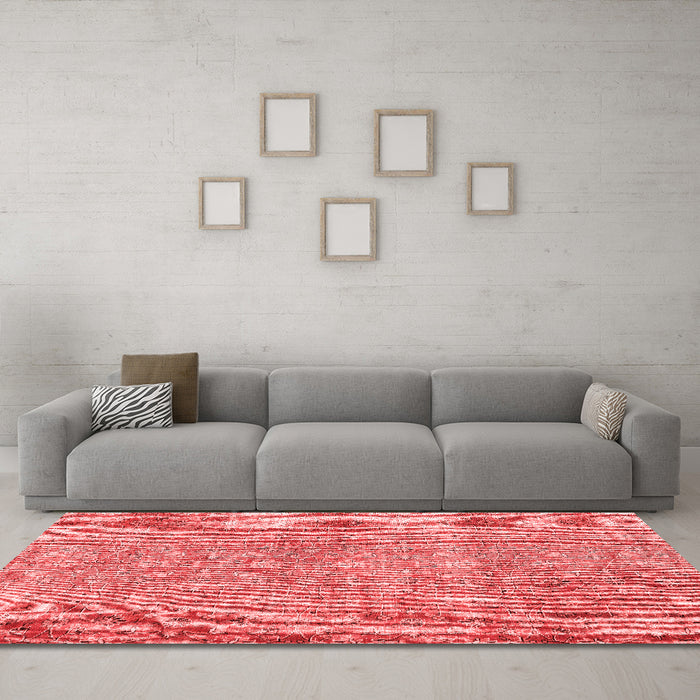 Traditional Red Washable Rugs