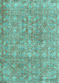 Persian Turquoise Traditional Rug, tr3994turq