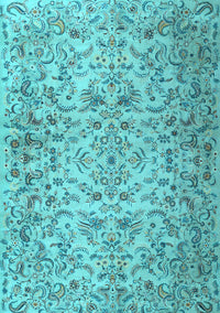 Persian Light Blue Traditional Rug, tr3995lblu